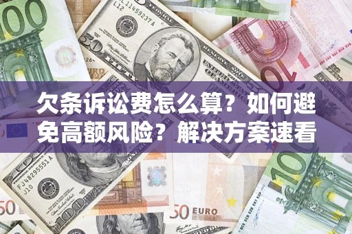 北京欠条诉讼费怎么算？如何避免高额风险？解决方案速看！