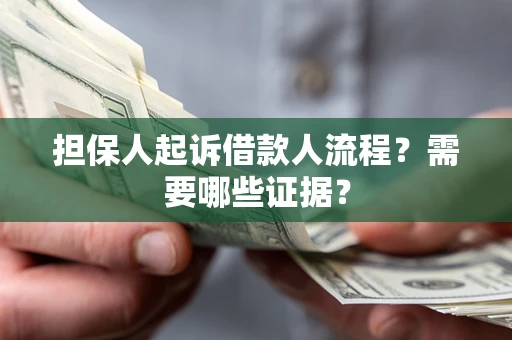 北京担保人起诉借款人流程？需要哪些证据？